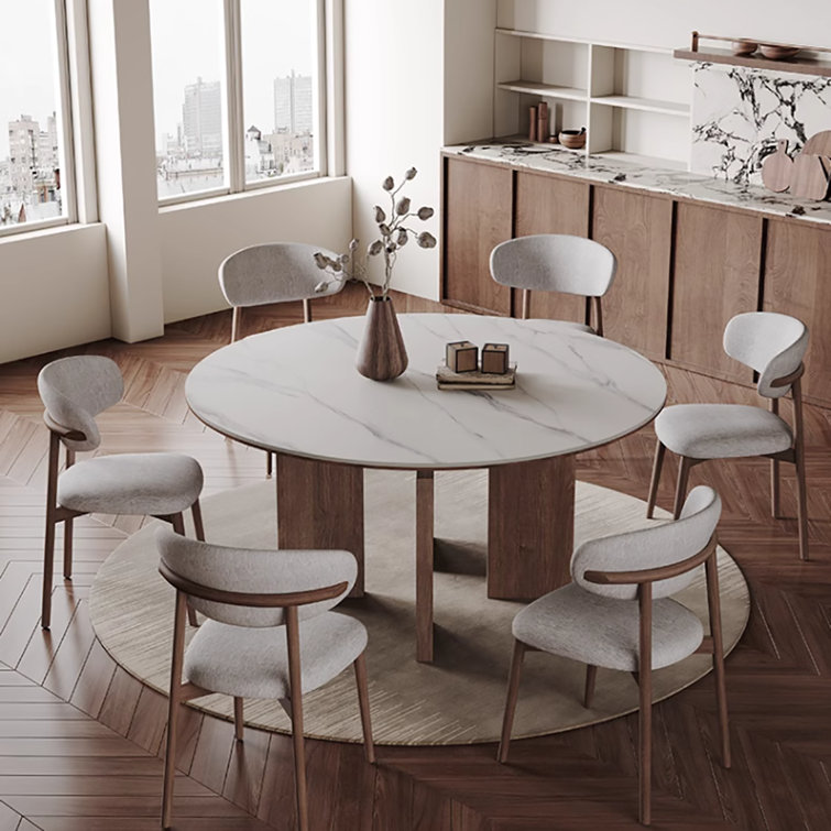 Round table 7 discount piece dining set